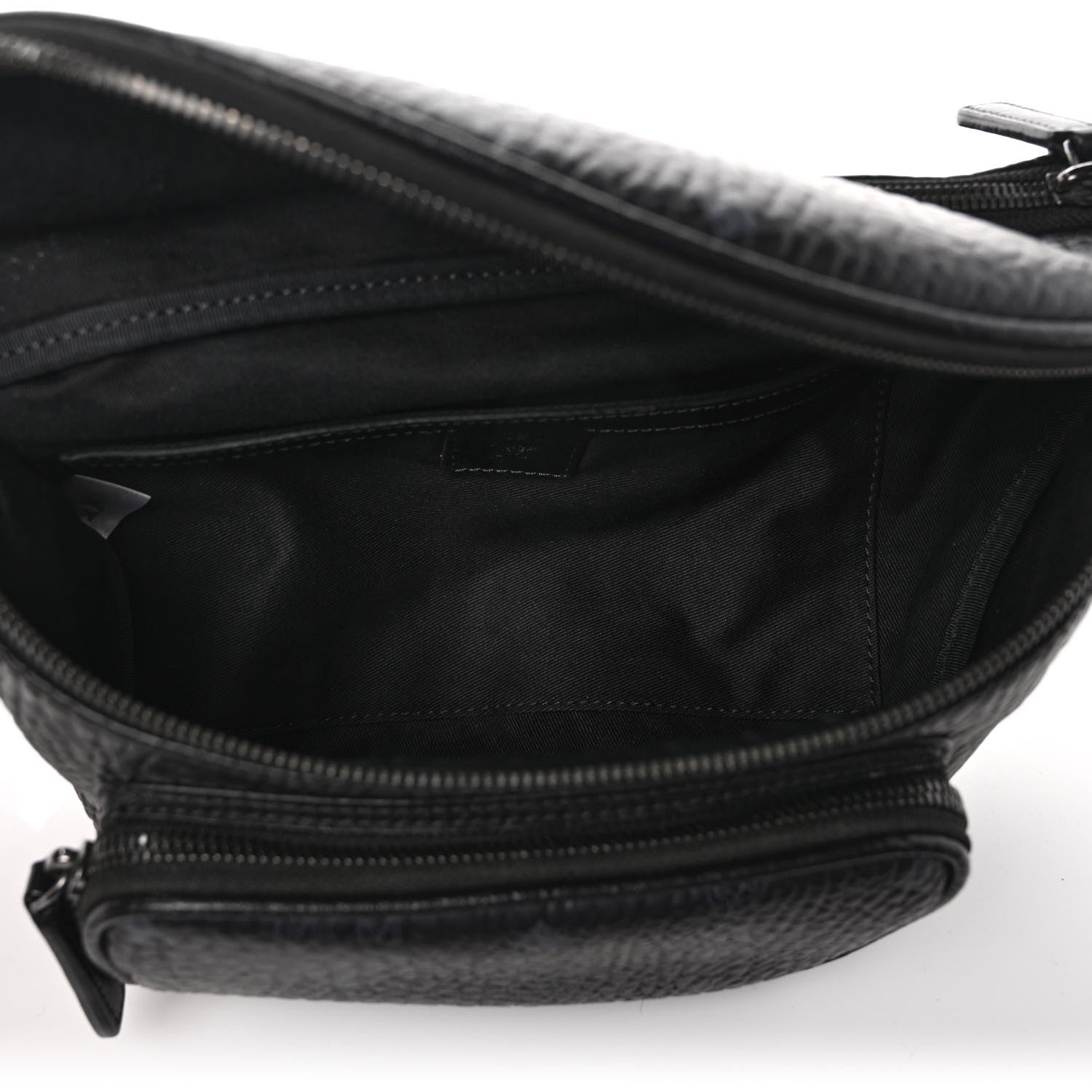 MCM Visetos Medium Belt Bag Black 4 of 8