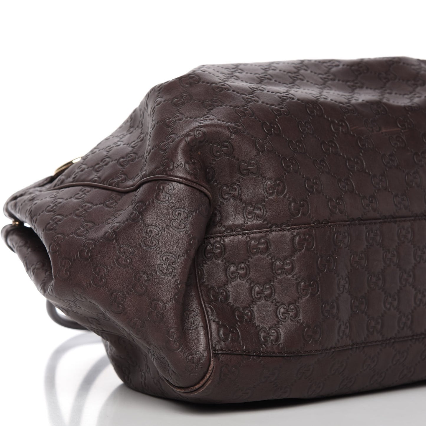 Guccissima Signature Large Sukey Tote Chocolate