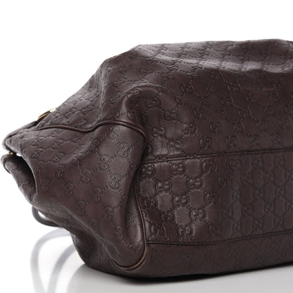Gucci Guccissima Signature Large Sukey Tote Chocolate 6 of 10