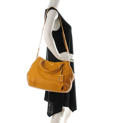 Prada Vitello Daino Tote Ocra 2 of 10