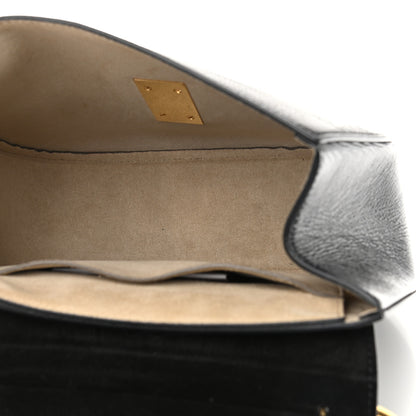 Chloe Grained Patent Drew Shoulder Bag Black 4 of 8