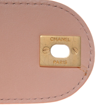 Chanel Straw Raffia Tote Pink 5 of 8