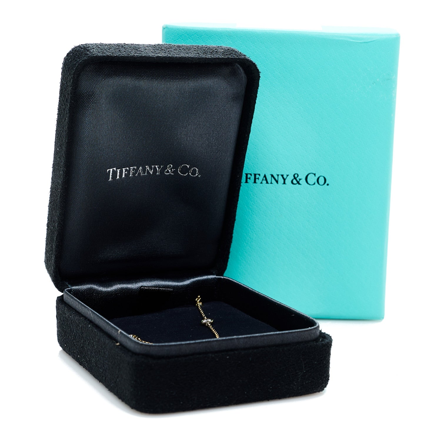 Tiffany 18K Yellow Gold Diamond .35ctw Elsa Peretti Diamonds by the Yard Station Bracelet 5 of 5