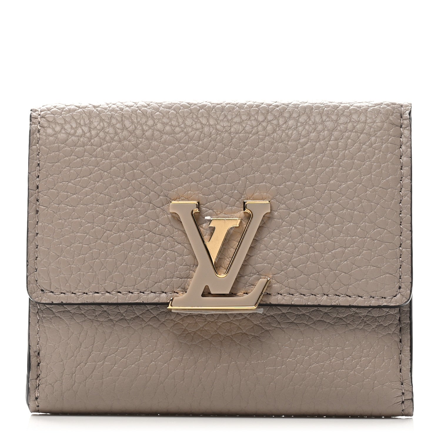 Louis Vuitton Taurillon Capucines XS Wallet Galet 1 of 5