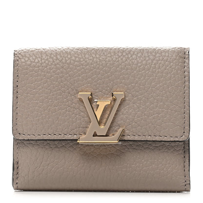 Louis Vuitton Taurillon Capucines XS Wallet Galet 1 of 5