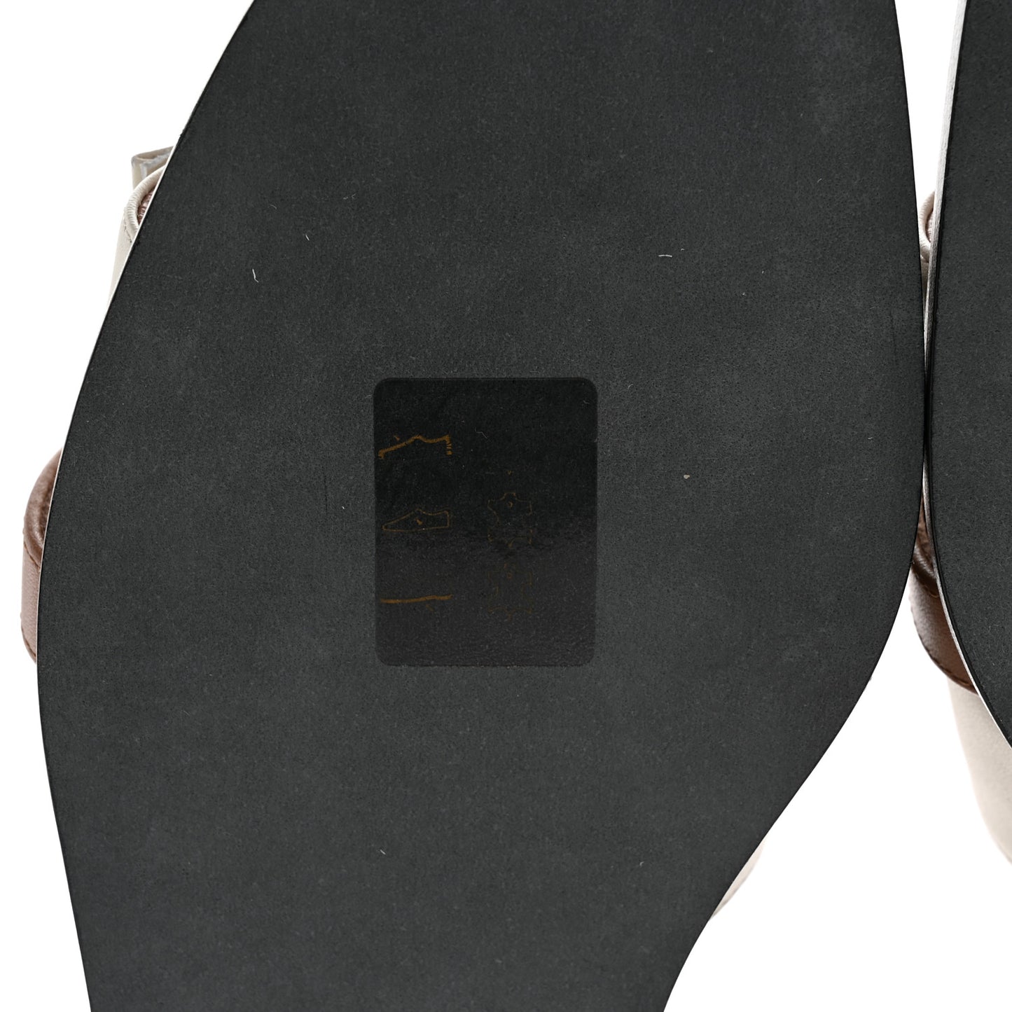 Calfskin Giulia Sandals 36 Beige Glaise Rose Perle
