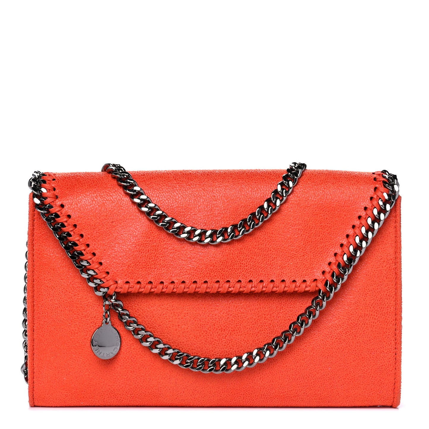 Shaggy Deer Mini Falabella Crossbody Bag Flame