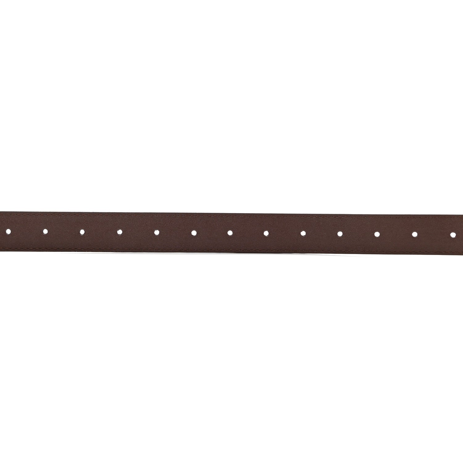 Telfar Vegan Leather Logo Belt Small Chocolate 5 of 7