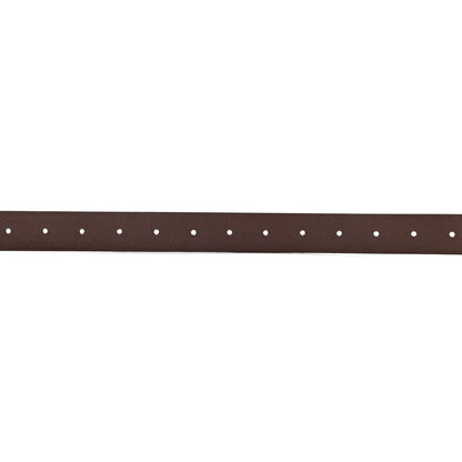 Telfar Vegan Leather Logo Belt Small Chocolate 5 of 7