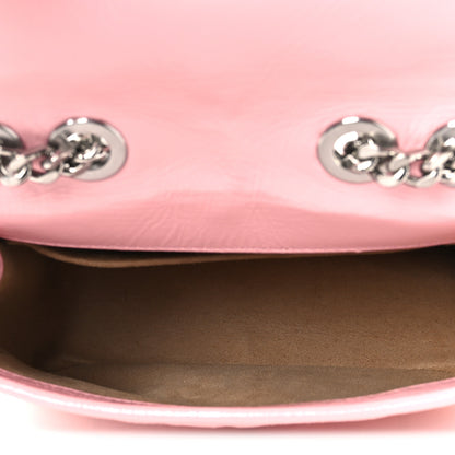 MCM Crash Calf Quilted Mini Travia Shoulder Bag Pink 5 of 13