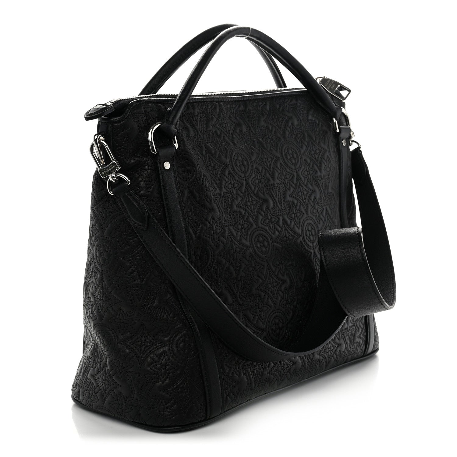 Louis Vuitton Monogram Lambskin Antheia IXIA PM Black 2 of 8