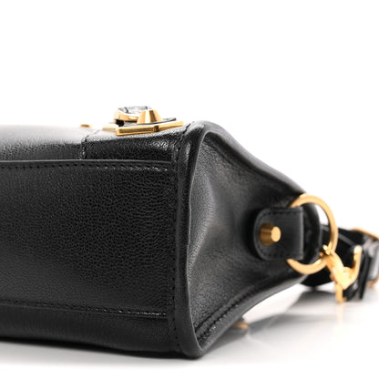 Balenciaga Supple Goatskin Gold Metallic Edge Hardware Mini Le City Uptown Black 11 of 11