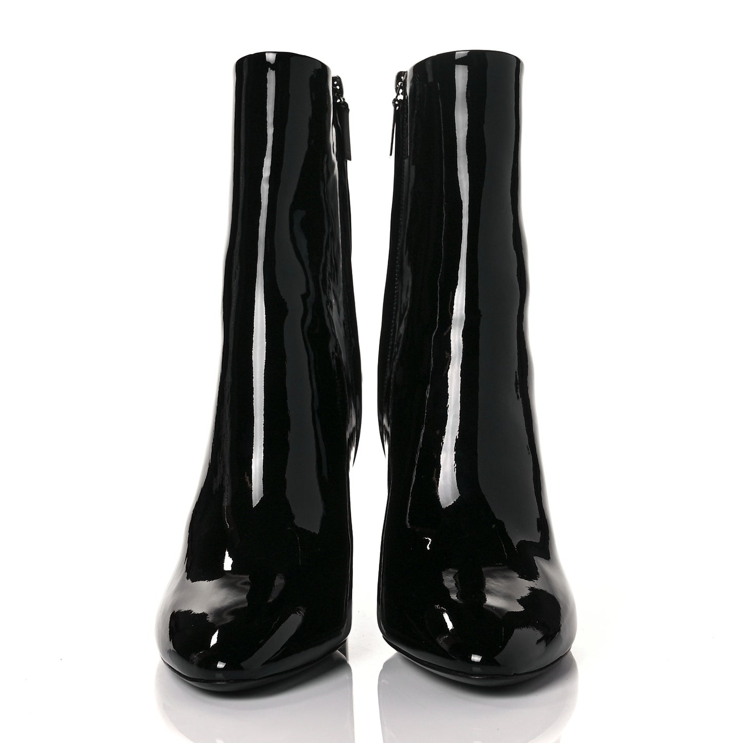 Patent Loulou 95 Ankle Zip Boot 40 Black