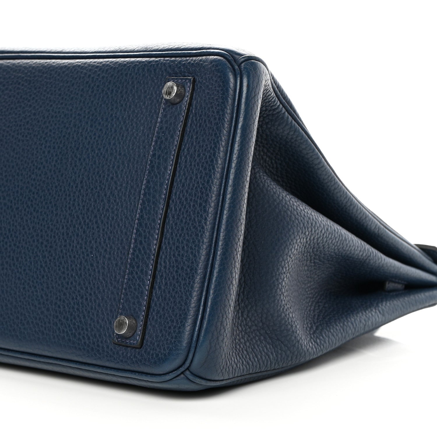 Hermes Taurillon Clemence Birkin 35 Bleu Brighton 10 of 12