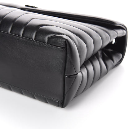 Saint Laurent Calfskin Y Quilted Monogram Medium Loulou Chain Satchel Black 8 of 8