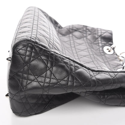 Christian Dior Lambskin Cannage Large Dior Soft Shopping Tote Black 13 of 16