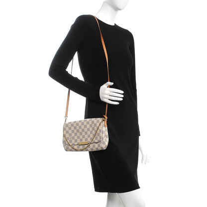 Louis Vuitton Damier Azur Favorite MM 2 of 10