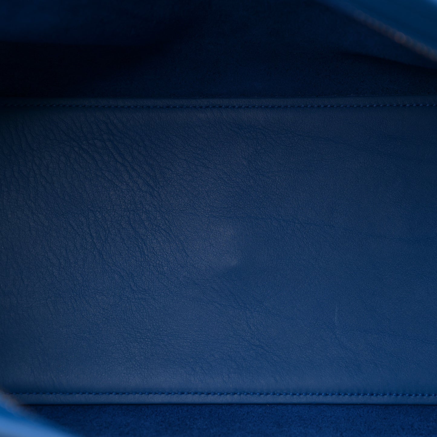Calfskin Small Classic Y Cabas Royal Blue
