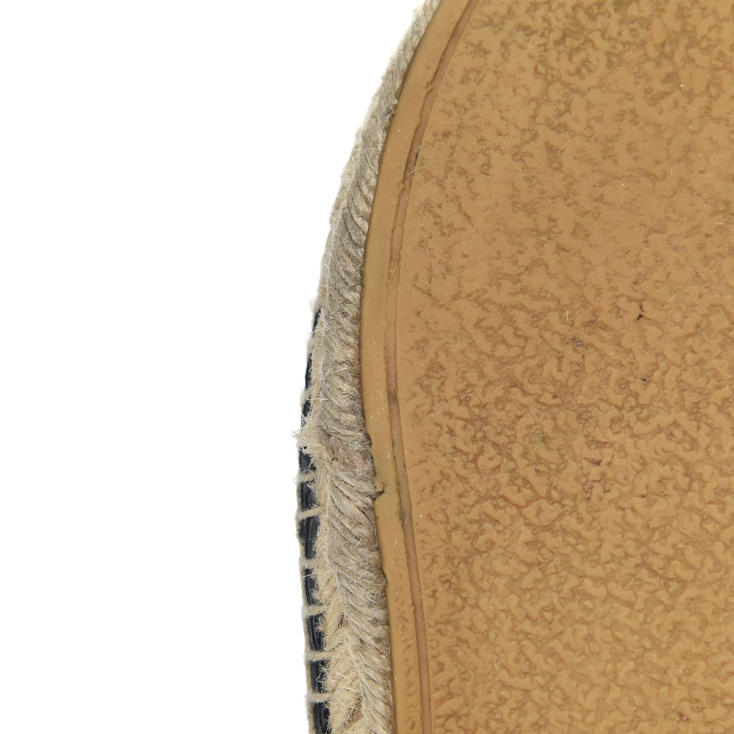 Saint Laurent Lambskin Monogram Espadrilles 38 Black 10 of 12