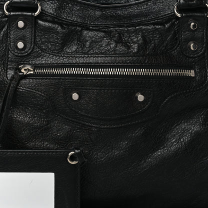 Balenciaga Agneau Classic Silver Hardware City Black 7 of 11