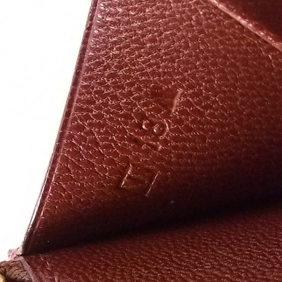 Hermes Crocodile Bearn Bi-Fold Wallet Brown 8 of 8