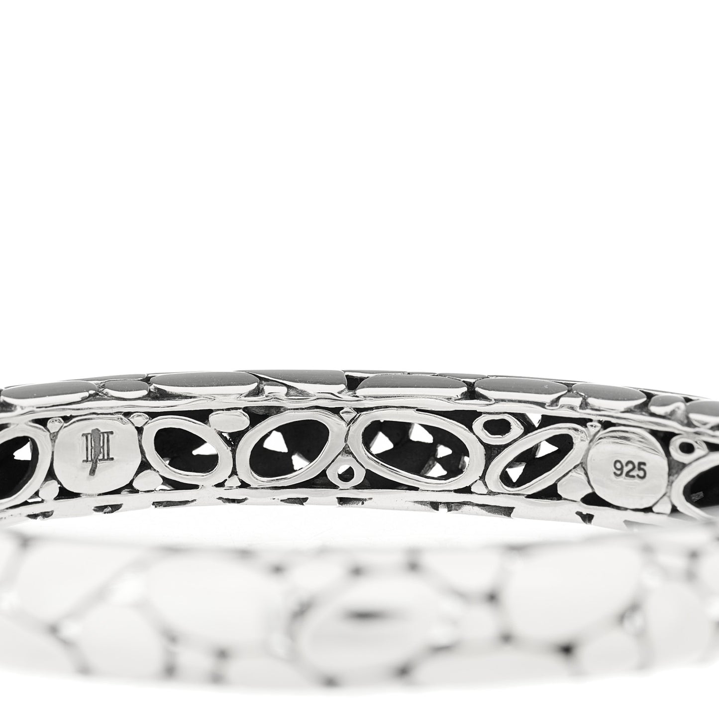 Sterling Silver Kali Hinged Bangle Bracelet
