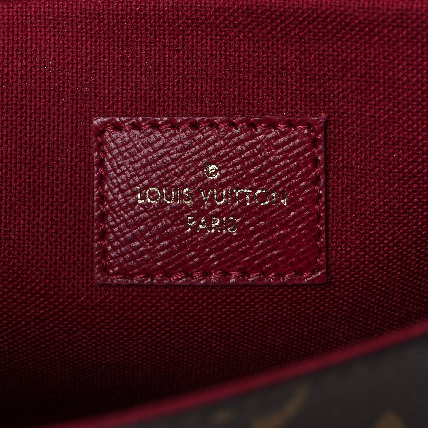 Monogram Pochette Felicie Chain Wallet Fuchsia