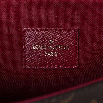 Louis Vuitton Monogram Pochette Felicie Chain Wallet Fuchsia 7 of 17