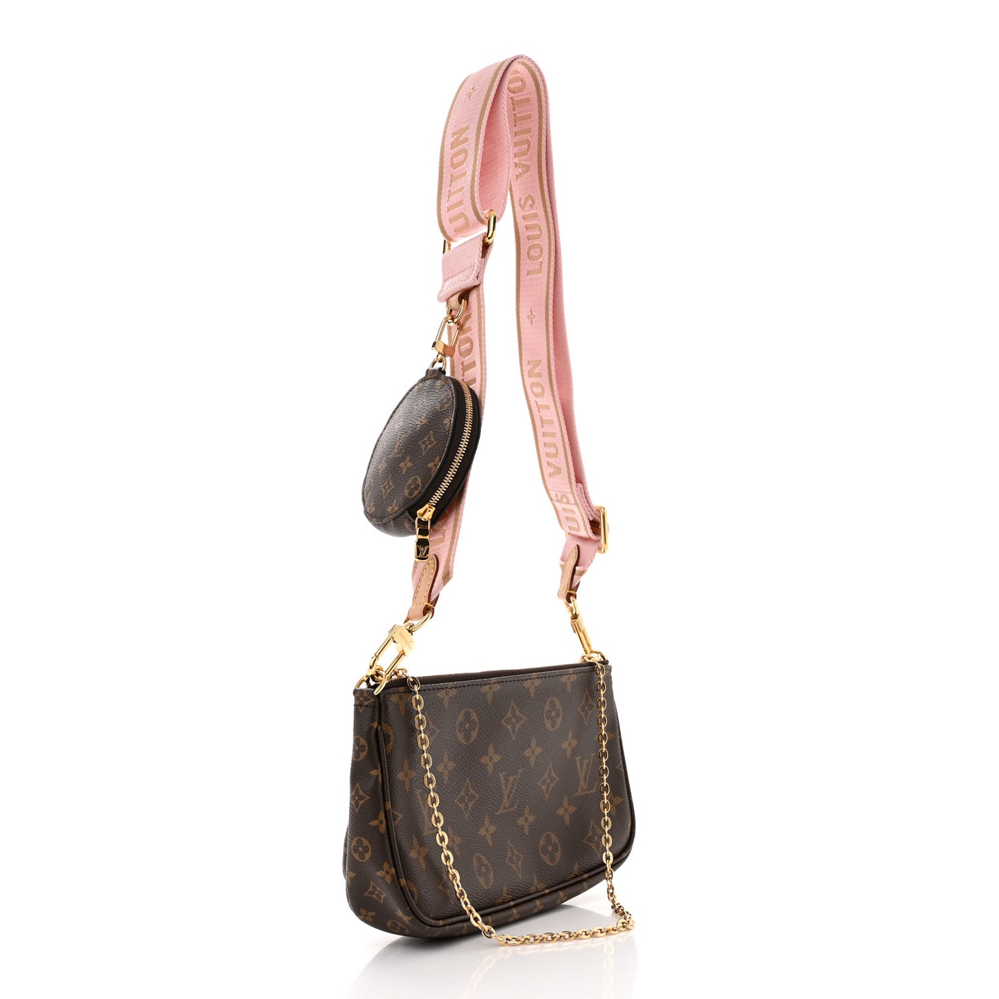Monogram Multi Pochette Accessories Rose Clair