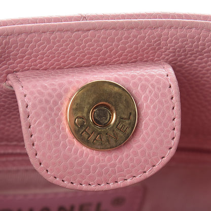 Chanel Caviar Quilted Petit Shopping Tote PST Pink 12 of 12