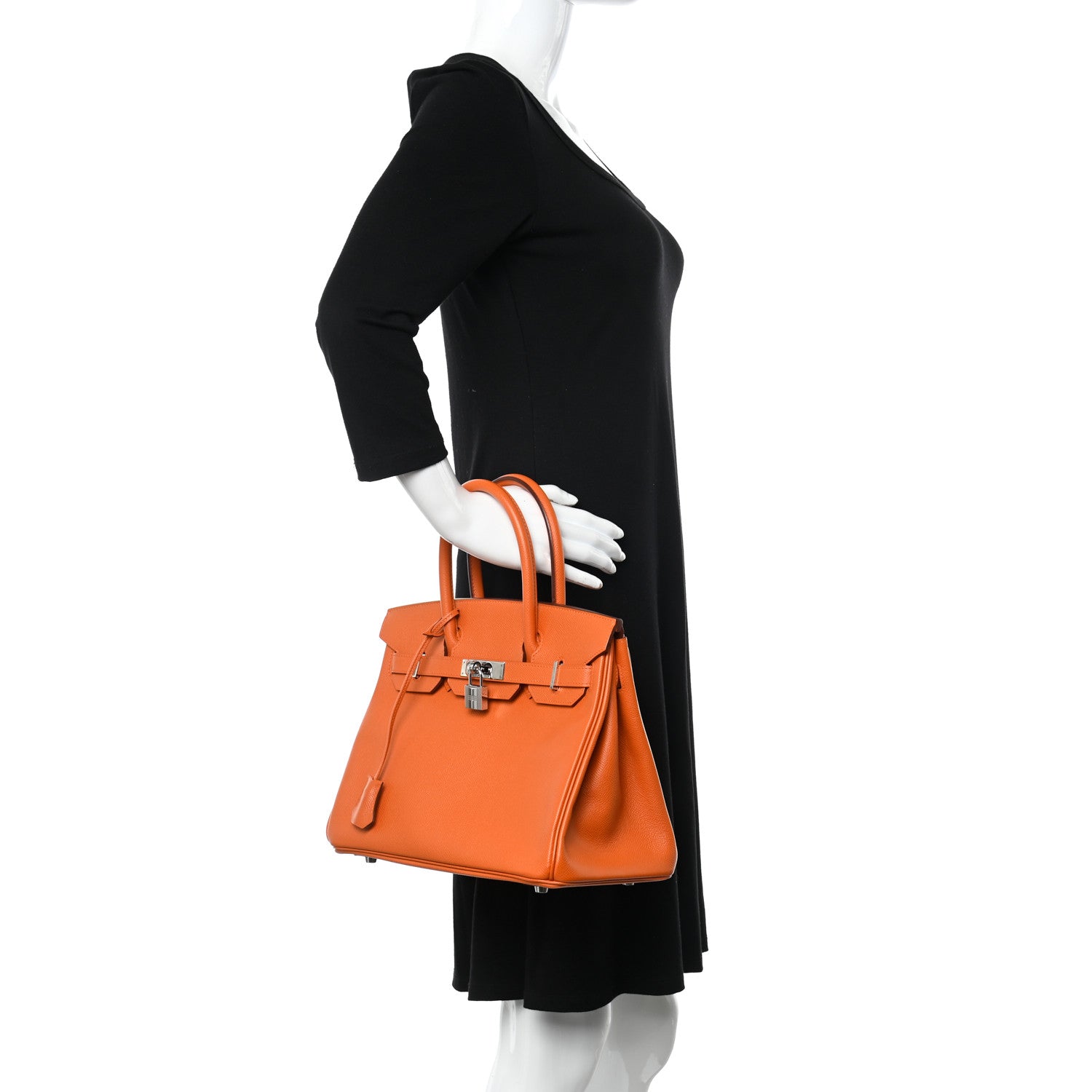 Hermes Epsom BIRKIN 30 Orange 2 of 15