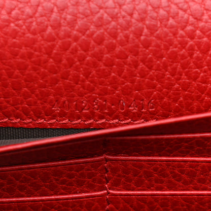 Gucci Calfskin Mini Dionysus Chain Wallet Hibiscus Red 7 of 11
