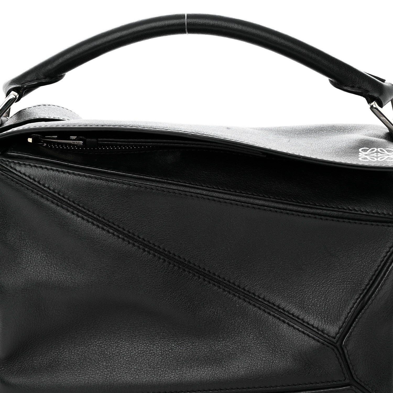 Loewe Calfskin Small Puzzle Bag Black 8 of 19