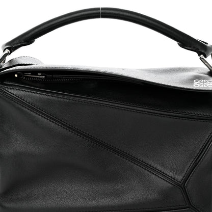 Loewe Calfskin Small Puzzle Bag Black 8 of 19