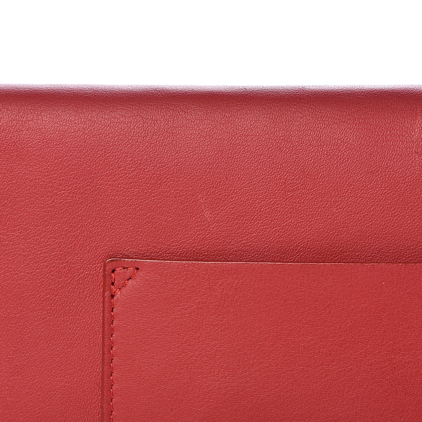 Lambskin Small Lunch Bag Clutch Red