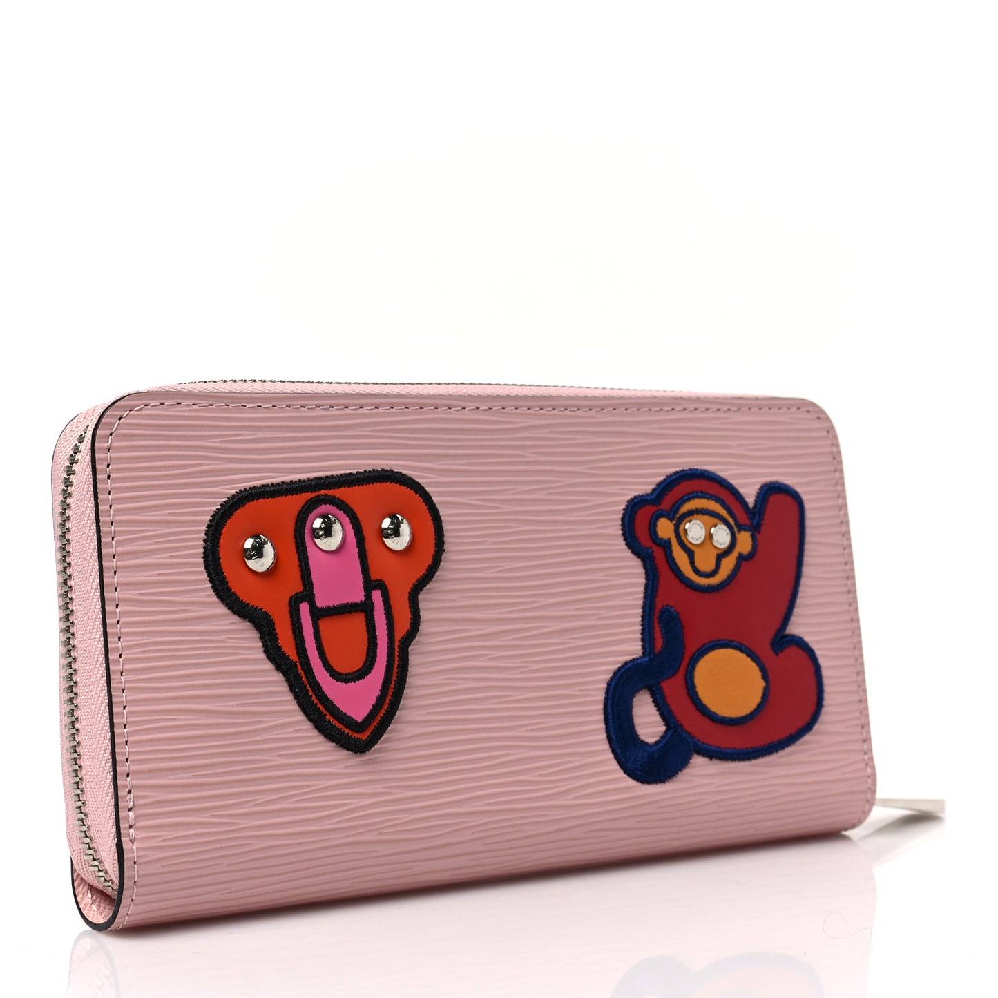 Epi LV Stories Zippy Wallet Rose Ballerine