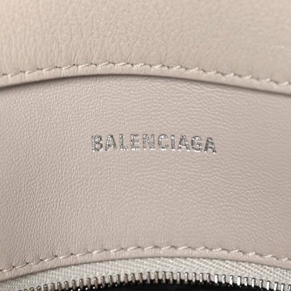 Balenciaga Semi Shiny Smooth Calfskin XS Downtown Shoulder Bag Cold Beige 6 of 12
