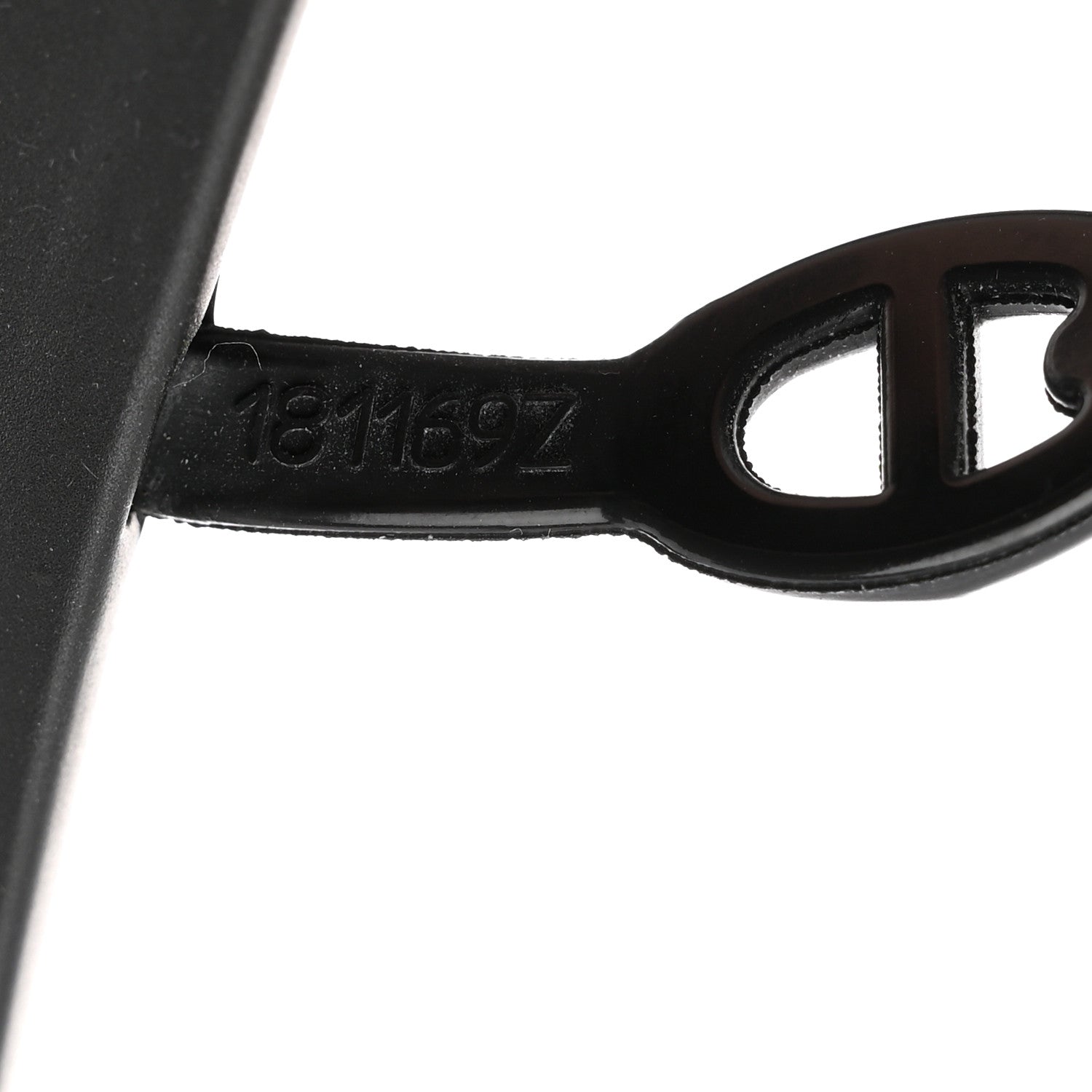 Hermes TPU Rivage Sandals 35 Black 6 of 9