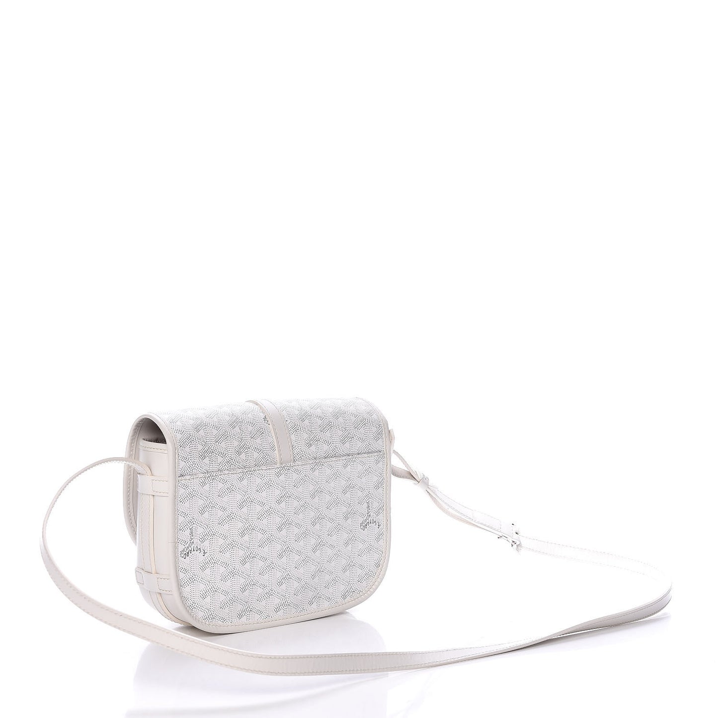 Goyardine Belvedere II PM Messenger Bag White
