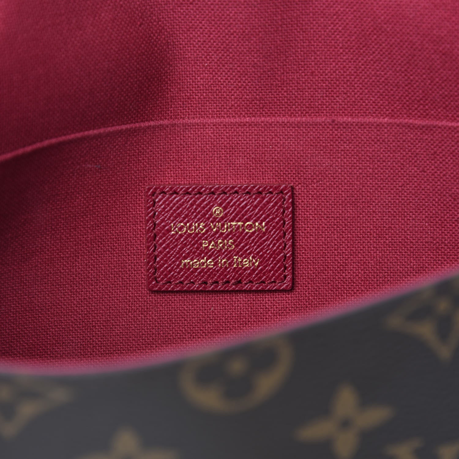 Louis Vuitton Monogram Pochette Felicie Chain Wallet Fuchsia 8 of 10