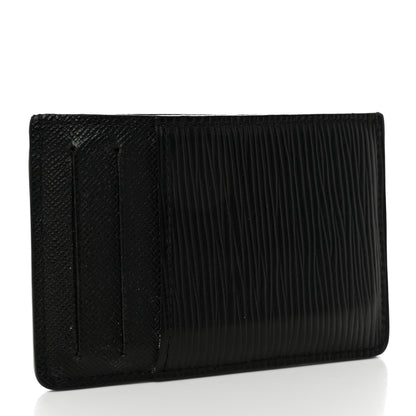 Louis Vuitton Epi Neo Porte-Cartes Card Holder Black 3 of 8