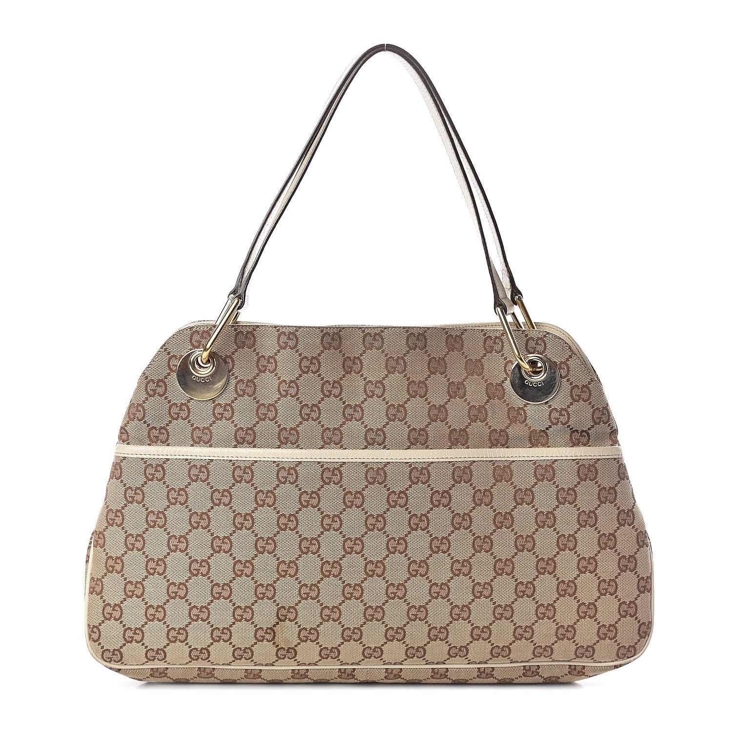 Gucci Monogram Medium Eclipse Shoulder Bag Off White 1 of 9