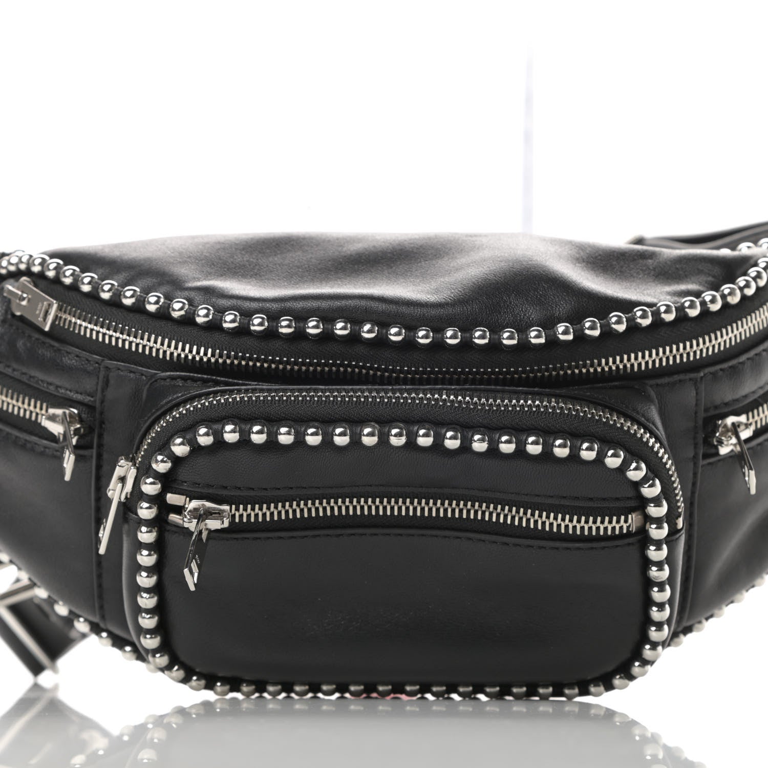Alexander Wang Lambskin Attica Studded Belt Bag Black 8 of 10