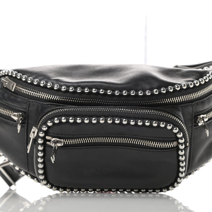 Alexander Wang Lambskin Attica Studded Belt Bag Black 8 of 10