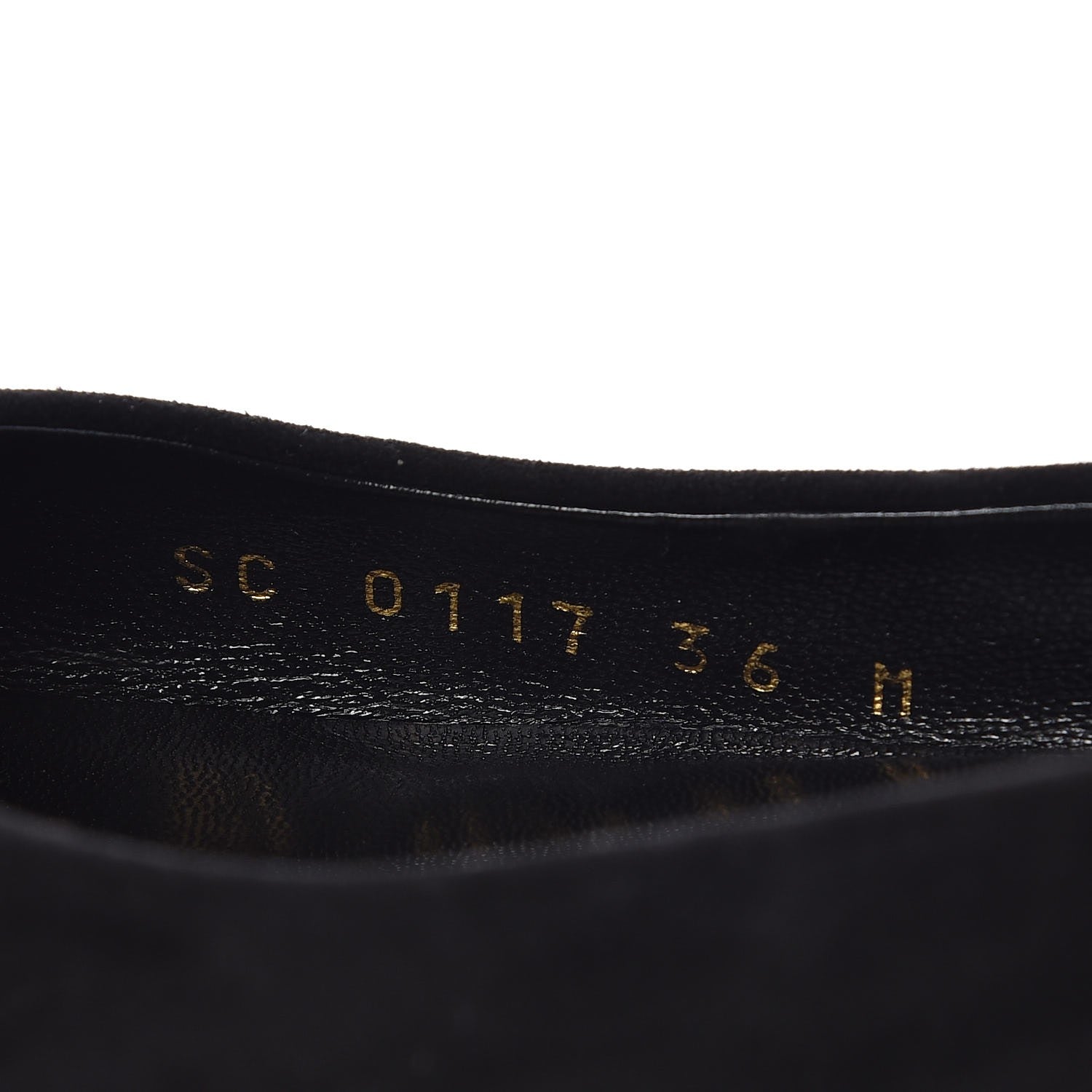 Louis Vuitton Suede Monogram Uniformes Ballet Flats 36 Black 8 of 8