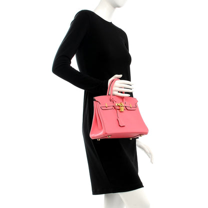Hermes Swift Birkin 25 Rose Azalee 2 of 29