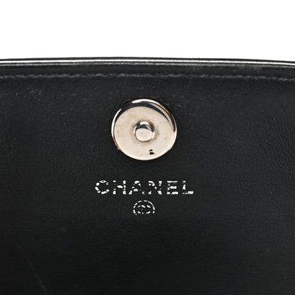 Chanel Patent CC Compact Wallet on Chain WOC Black 7 of 15