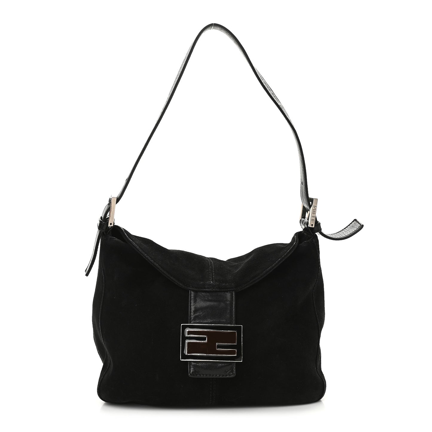 Suede Shoulder Bag Black