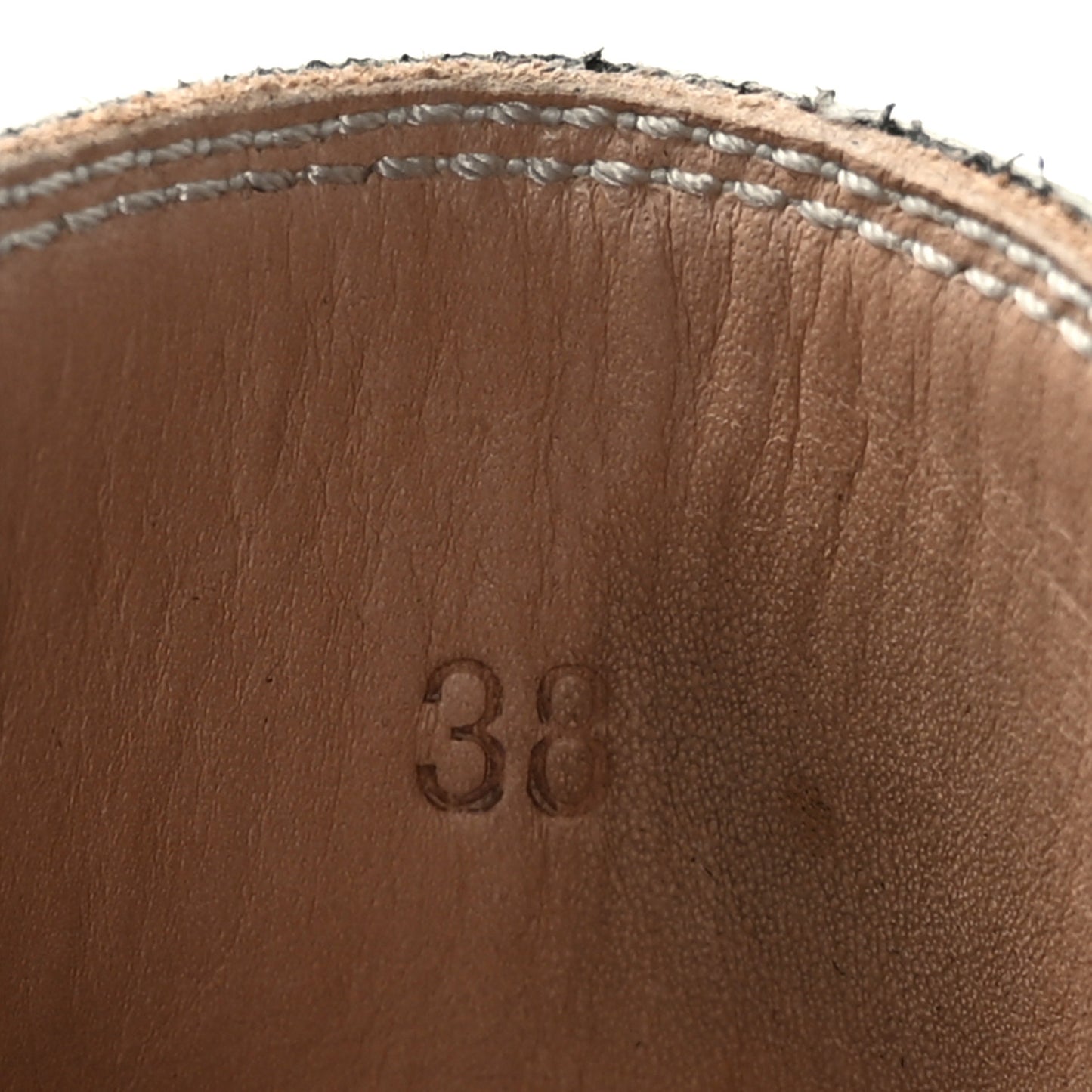 Calfskin Lean Mid-Calf Boots 38 Wax