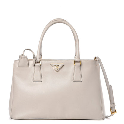 Prada Saffiano Lux Medium Tote Talco 1 of 14